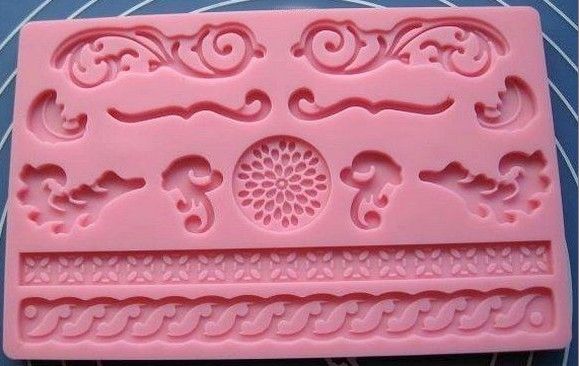Molde de Silicone Rosa Mod:8